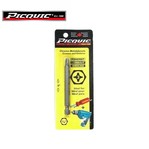 PICQUIC - 3" Length Powerbits - Optional Bit Sizes - Phillips - UHS Hardware